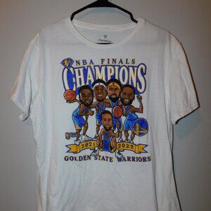 Golden State Warriors 2021-22 NBA Champions caricature t shirt - Steph Curry